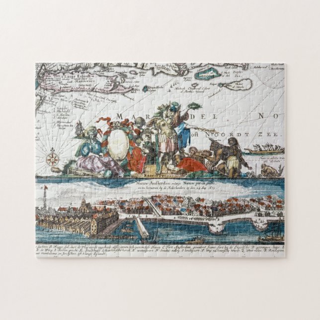 NEW AMSTERDAM, 1673 PUZZLE (Horizontal)