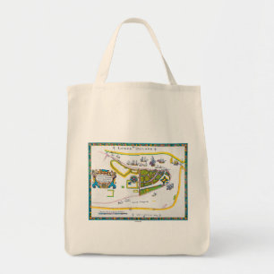 New- Amsterdamkarte, 1661 Tragetasche