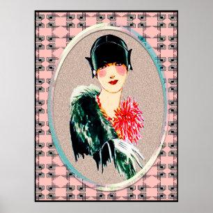 New Art Deco Beauty  Poster