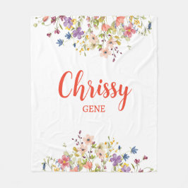 New Baby Blanket Fleecedecke