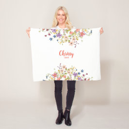 New Baby Blanket Fleecedecke