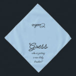 New Baby Brother Script Typografy Blue Pet Halstuch<br><div class="desc">Baby Blue Bandana, mit einer niedlichen Textankündigung... Raten Sie mal, wer bekommt einen neuen kleinen Bruder? Denn Ihr Haustier ist auch Teil der Familie! Ideal für die Ankündigung eines neuen Haustieres oder Babys! Auch perfekt für Gender Enthüllung! Die Hintergrundfarbe ist für jede gewünschte Farbe, wie auch für den Schriftart, die...</div>