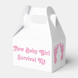 "New Baby Girl" Überlebenskit Geschenkschachtel