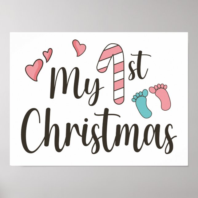 New Baby - Mein erstes Weihnachten Poster (Vorne)