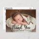 New Baby Modern Vielen Dank Blk Postkarte (Vorne/Hinten)