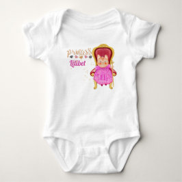 New Baby Princess Lilibet Niedlich Kitten mit Name Strampler