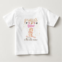 New Baby Princess Lilibet Niedlich Kitten Name Bab Baby T-shirt