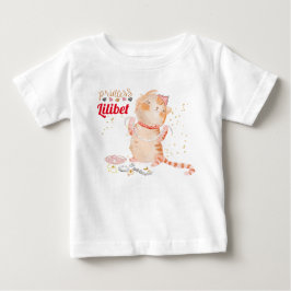 New Baby Princess Lilibet Niedlich Kitten Name Bab T-shirt