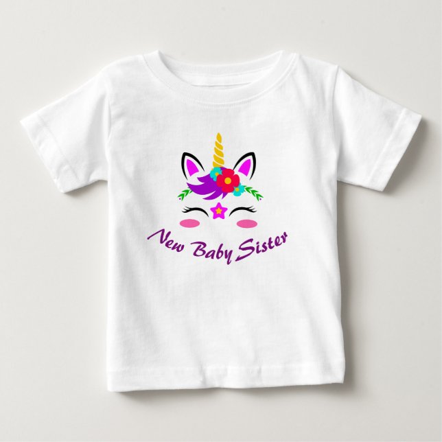 New Baby Sister T-shirt (Vorderseite)
