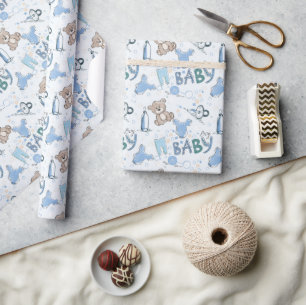 New Baby Teddy Bears Geschenkpapier