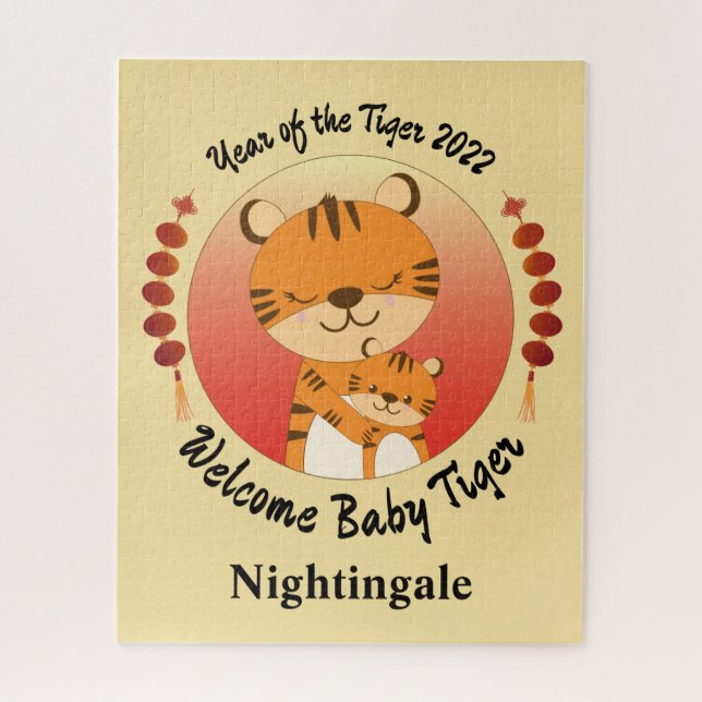 New Baby Year of the Tiger 2022 Puzzle (Vertikal)