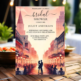 New Beach Ocean Summer New Orleans Brautparty Einladung