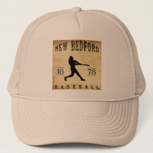 New-Bedford Massachusetts Baseball 1878 Truckerkappe