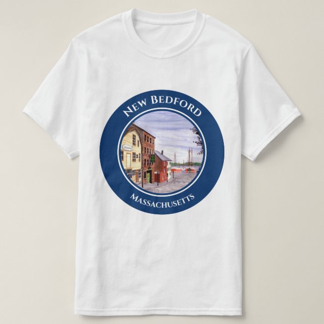 New Bedford Massachusetts New England T-Shirt (Design vorne)