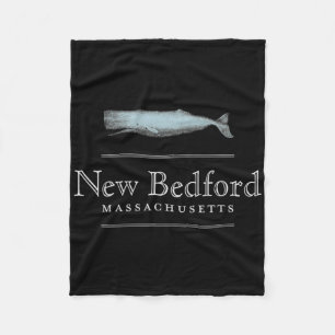 New Bedford Massachusetts Vintage-Wal-Design Fleecedecke