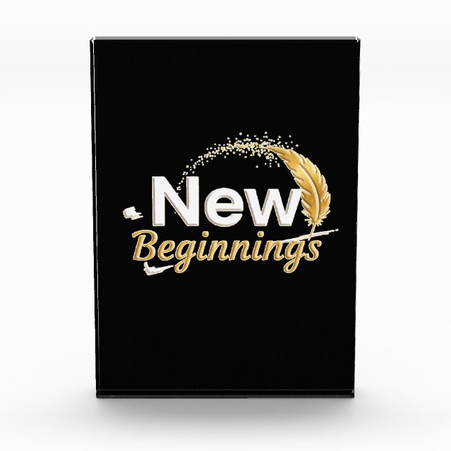 New Beginnings / Bloque de Acrílico  Fotoblock (Vorderseite)