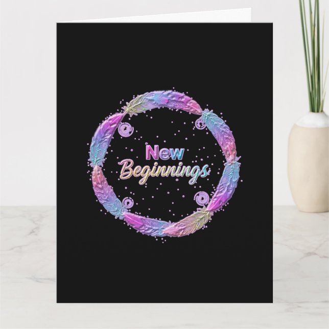 New Beginnings / Nuevos Comienzos 2027 Karte (Vorderseite)