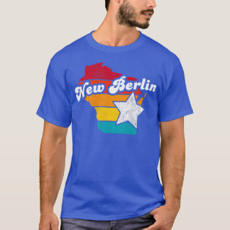 New Berlin Wisconsin Vintag Distressed Souvenir 2 T-Shirt