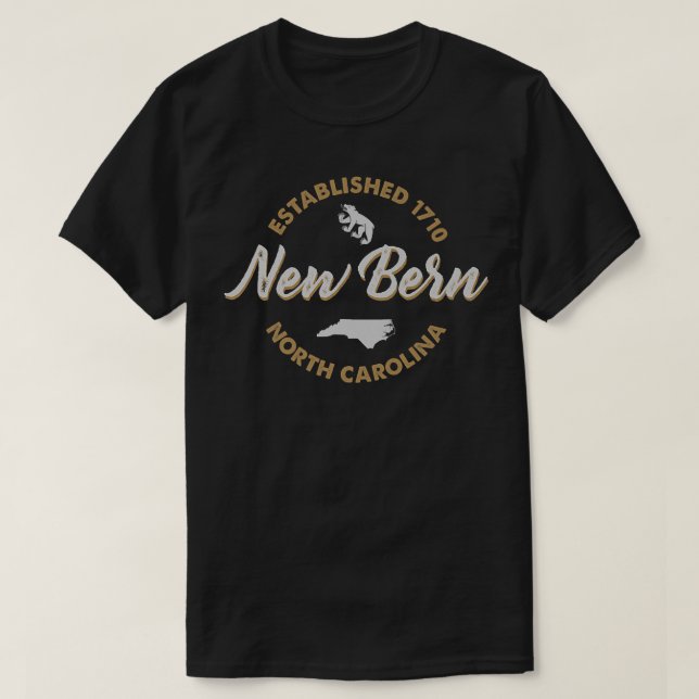 New Bern North Carolina Premium T-Shirt (Design vorne)