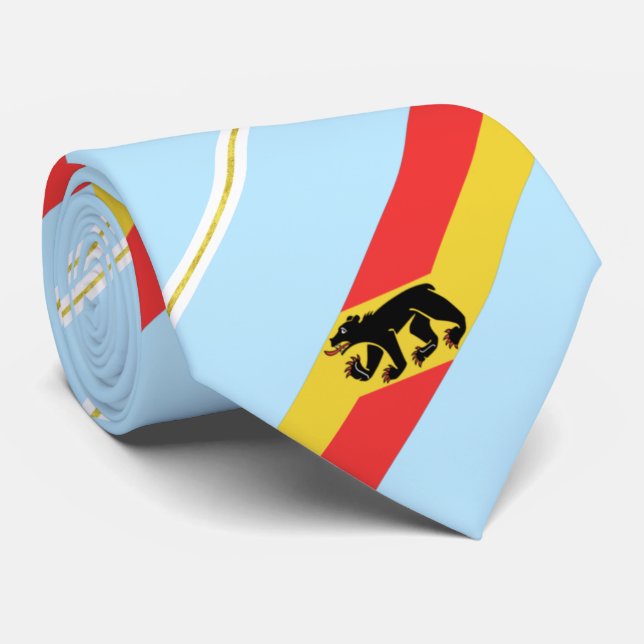 New Bern (North Carolina) Stadtflagge Neck Tie Krawatte (Gerollt)