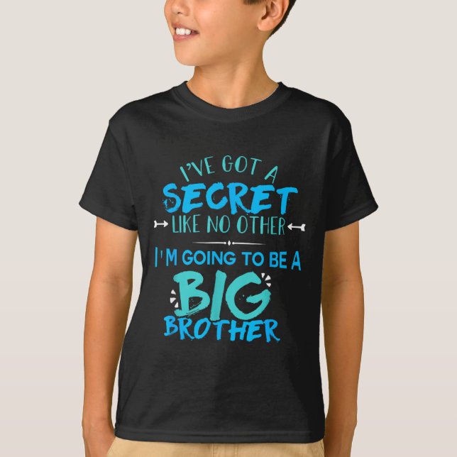 New Big Brother 2018 Funny Kids Men Big Bro  T-Shirt (Vorderseite)