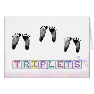 New Birth Triplets Footprints