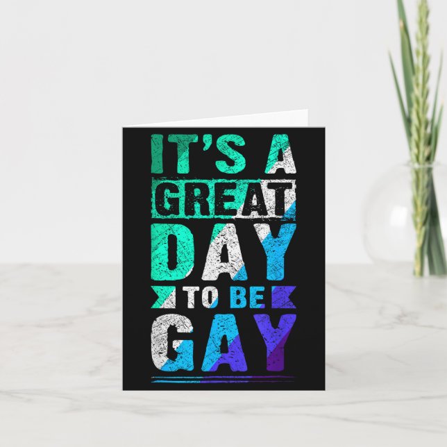 New Blue Gay Male Mlm Pride Flag  Karte (Vorderseite)