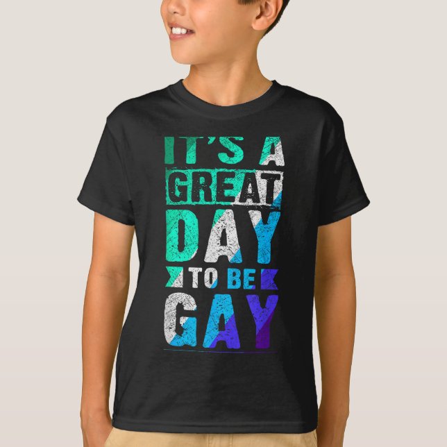 New Blue Gay Male Mlm Pride Flag  T-Shirt (Vorderseite)