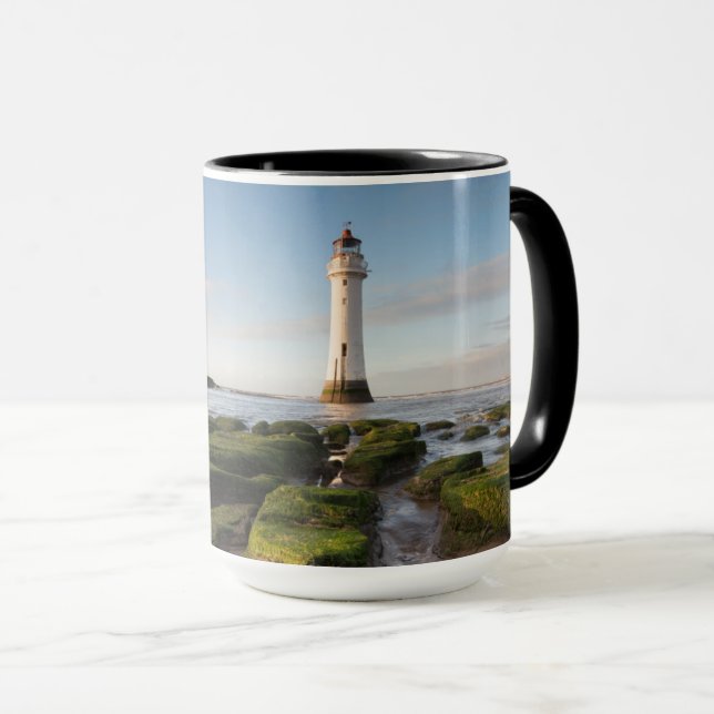 New Brighton Lighthouse Tasse (VorderseiteRechts)