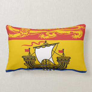New-Brunswick Flagge Wurfs-Kissen Lendenkissen