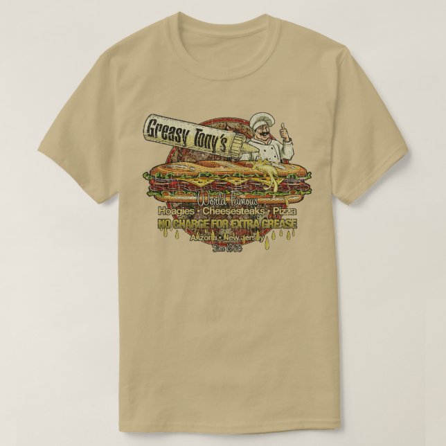 New Brunswick Greasy Tonys 1968 T-Shirt (Design vorne)
