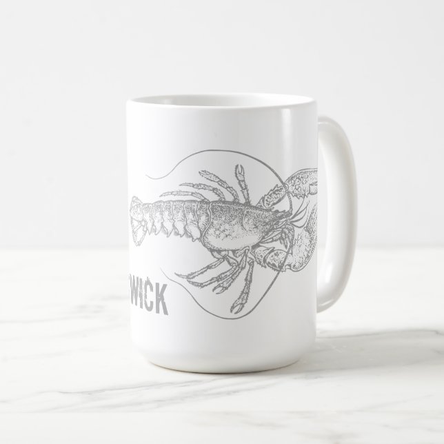 New-Brunswick Hummer Kaffeetasse (VorderseiteRechts)