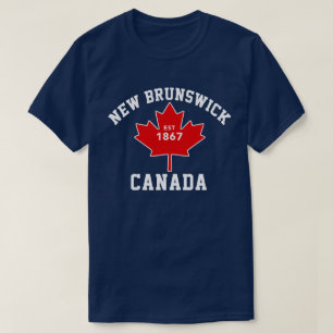 New-Brunswick Kanada Est.1867 patriotisches T-Shirt