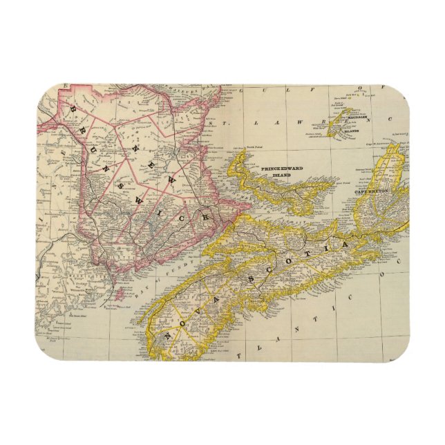 New Brunswick, Nova Scotia Magnet (Horizontal)