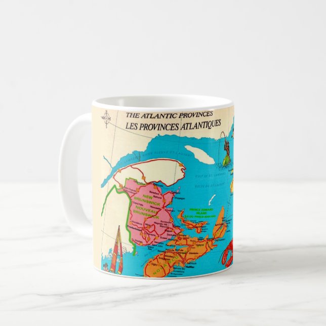 New Brunswick Nova Scotia Tasse (Vorderseite Links)