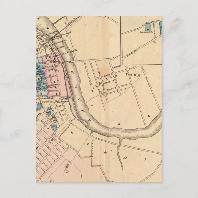 New Brunswick, Princeton Postkarte (Vorderseite)
