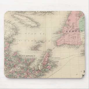 New Brunswick und Nova Scotia Mousepad