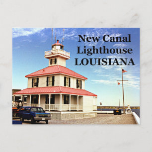 New Canal Lighthouse, Louisiana Postcard Postkarte
