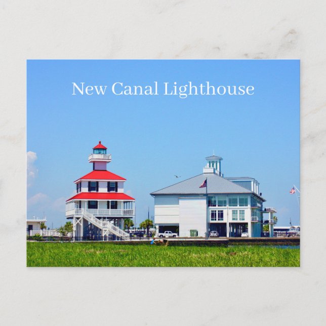 New Canal Lighthouse New Orleans LA USA Postcard Postkarte (Vorderseite)