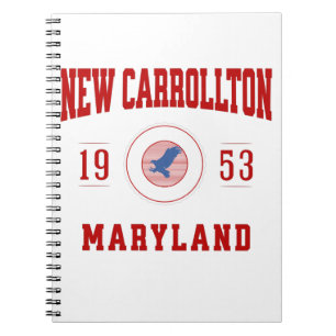 New Carrollton Maryland Uni University Style Notizblock