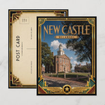 New Castle Delaware Vintage Art Deco Golden Age