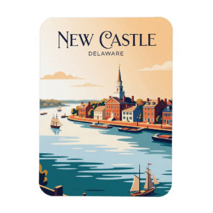 New Castle USA is translated to: New Castle USA Magnet