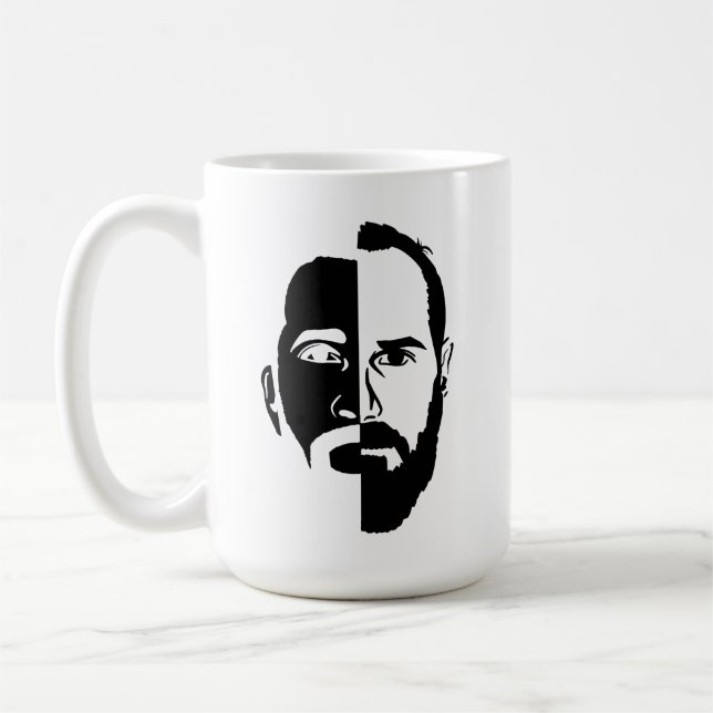 NEW Cedric und Brian Face Tasse (Links)