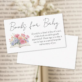 New Chapter Baby Shower Books For Baby Begleitkarte