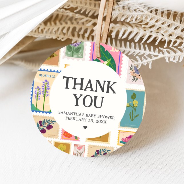 New Chapter Baby Shower  Geschenkanhänger (A New Chapter Begins Baby Shower Favor Tags)