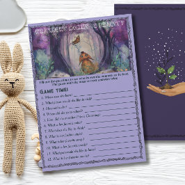  New Chapter Begins Who Knows Mommy Best Game Card Einladung