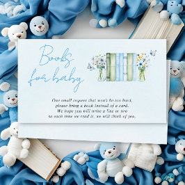 New Chapter Books for baby boy shower blue Begleitkarte