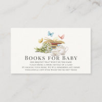 New Chapter Butterfly Baby Shower Book Request