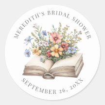New Chapter Floral Book Bridal Shower