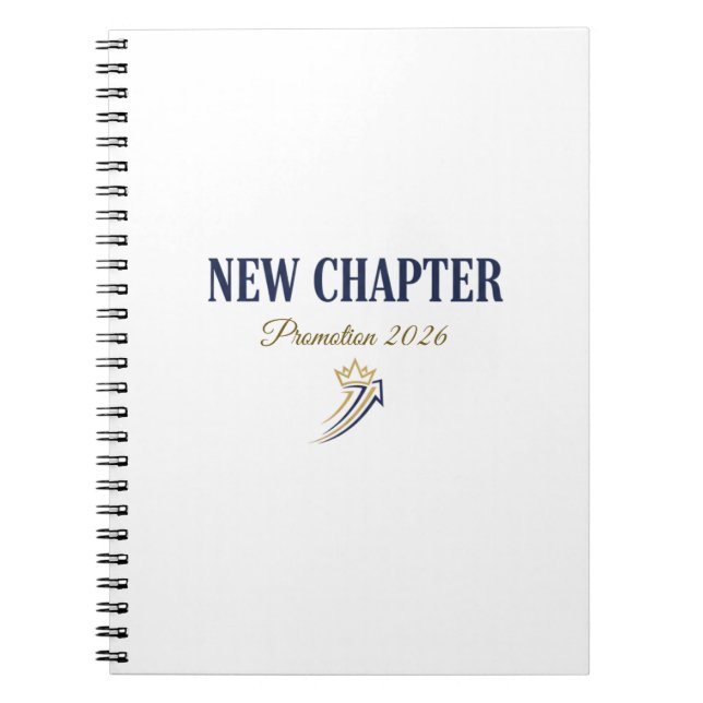 New Chapter Promotion 2026 Notizblock (Vorderseite)